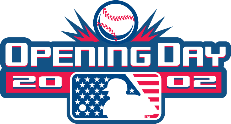 MLB Opening Day 2002 Primary Logo iron on transfers for clothing